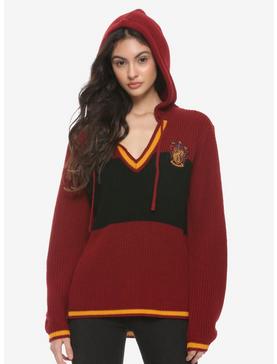 Plus Size Harry Potter Gryffindor Hooded Sweater, , hi-res