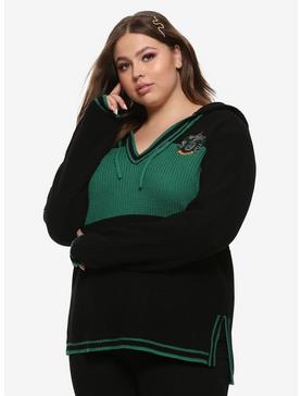 Harry Potter Slytherin Hooded Sweater Plus Size, , hi-res