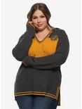 Harry Potter Hufflepuff Hooded Sweater Plus Size, MULTI, hi-res