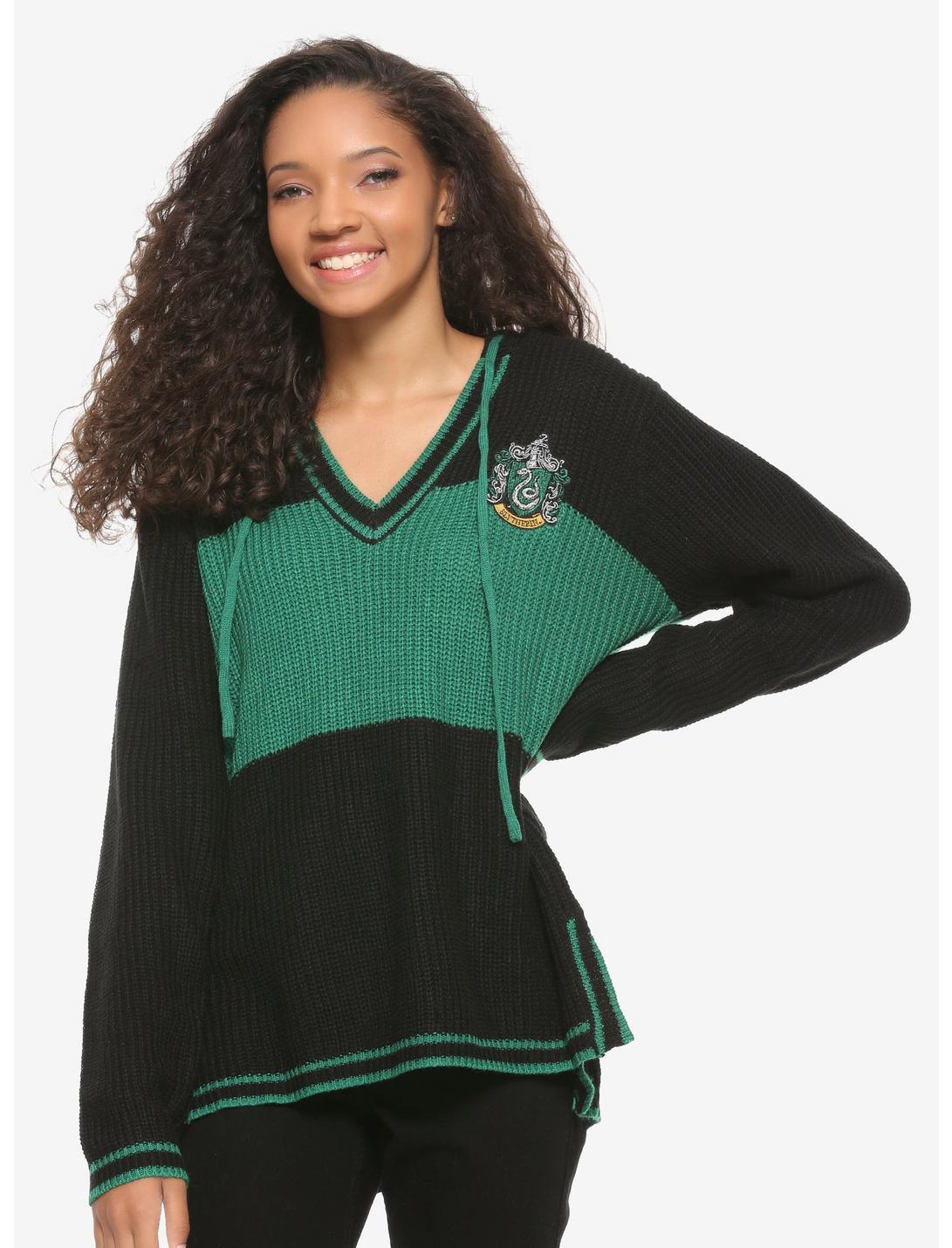 Harry Potter Slytherin Hooded Sweater, MULTI, hi-res