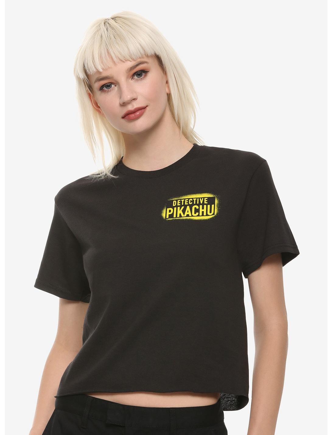Pokemon: Detective Pikachu Girls Crop T-Shirt, YELLOW, hi-res