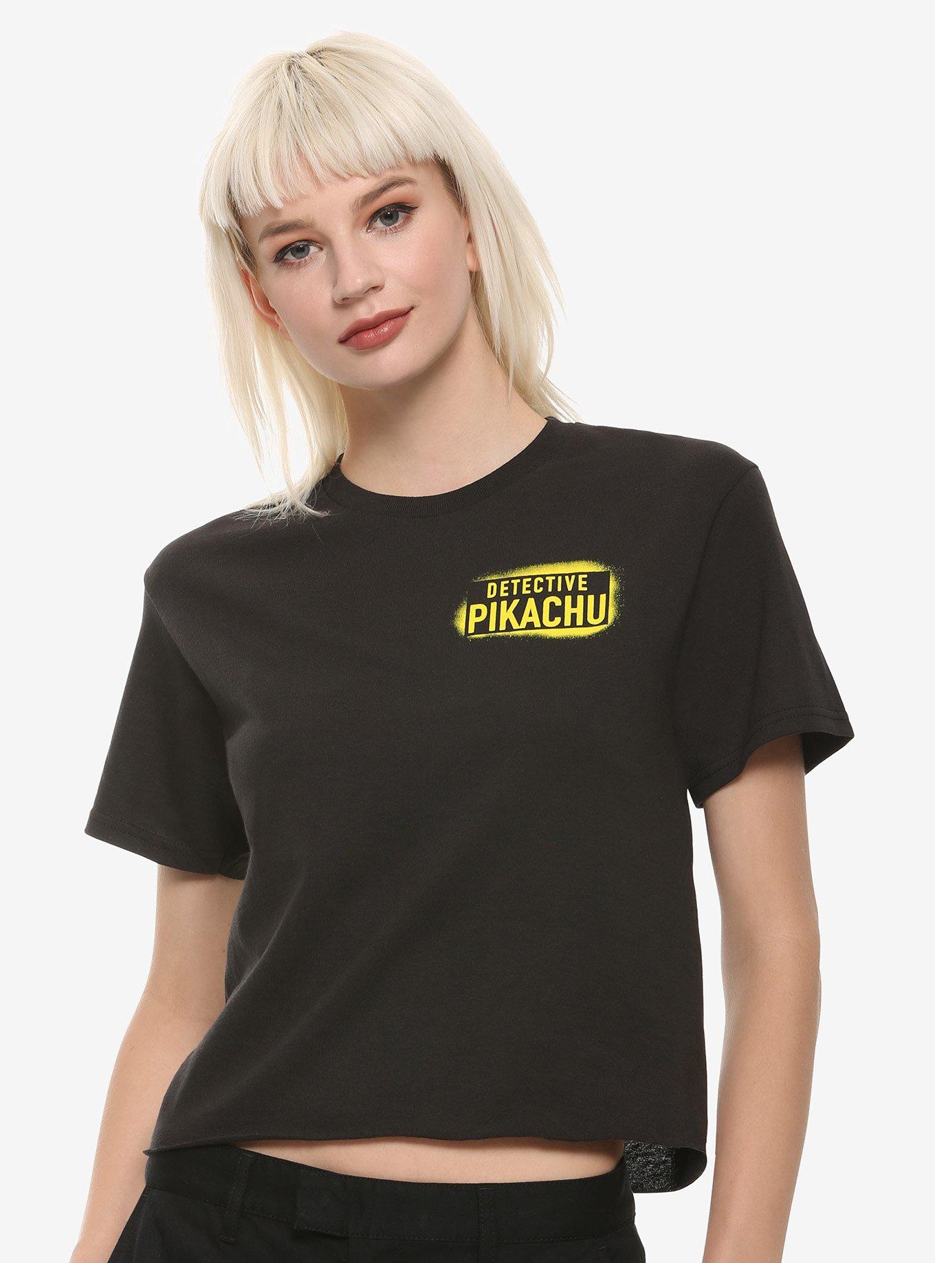 Pokemon Detective Pikachu Girls Crop T Shirt Hot Topic