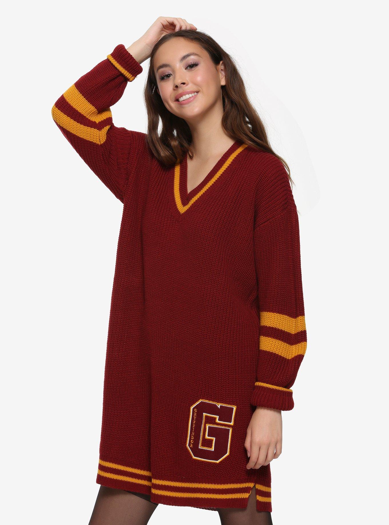 Harry Potter Gryffindor Sweater Dress, MULTI, hi-res