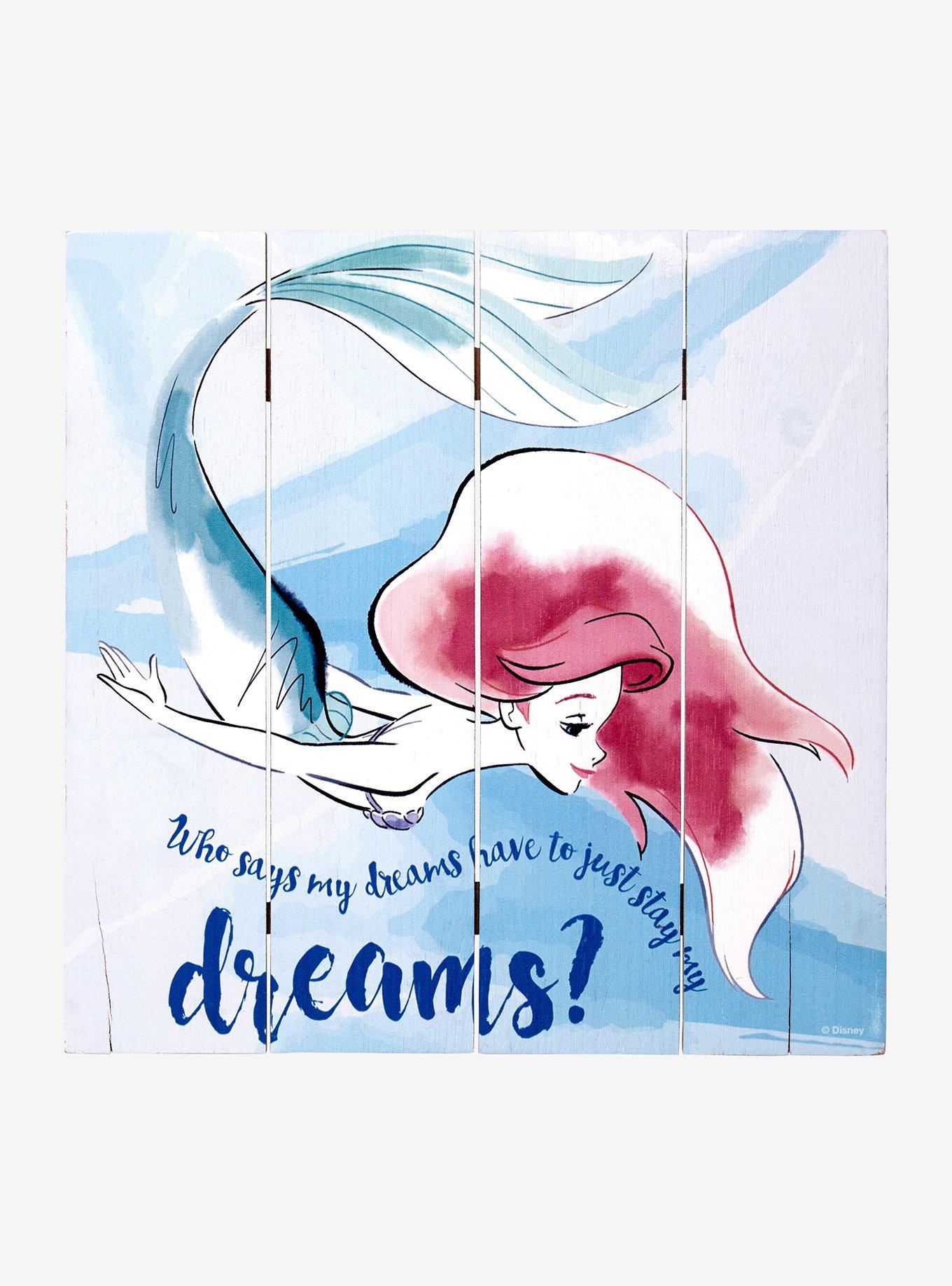 Disney The Little Mermaid Wood Panel Wall Art, , hi-res