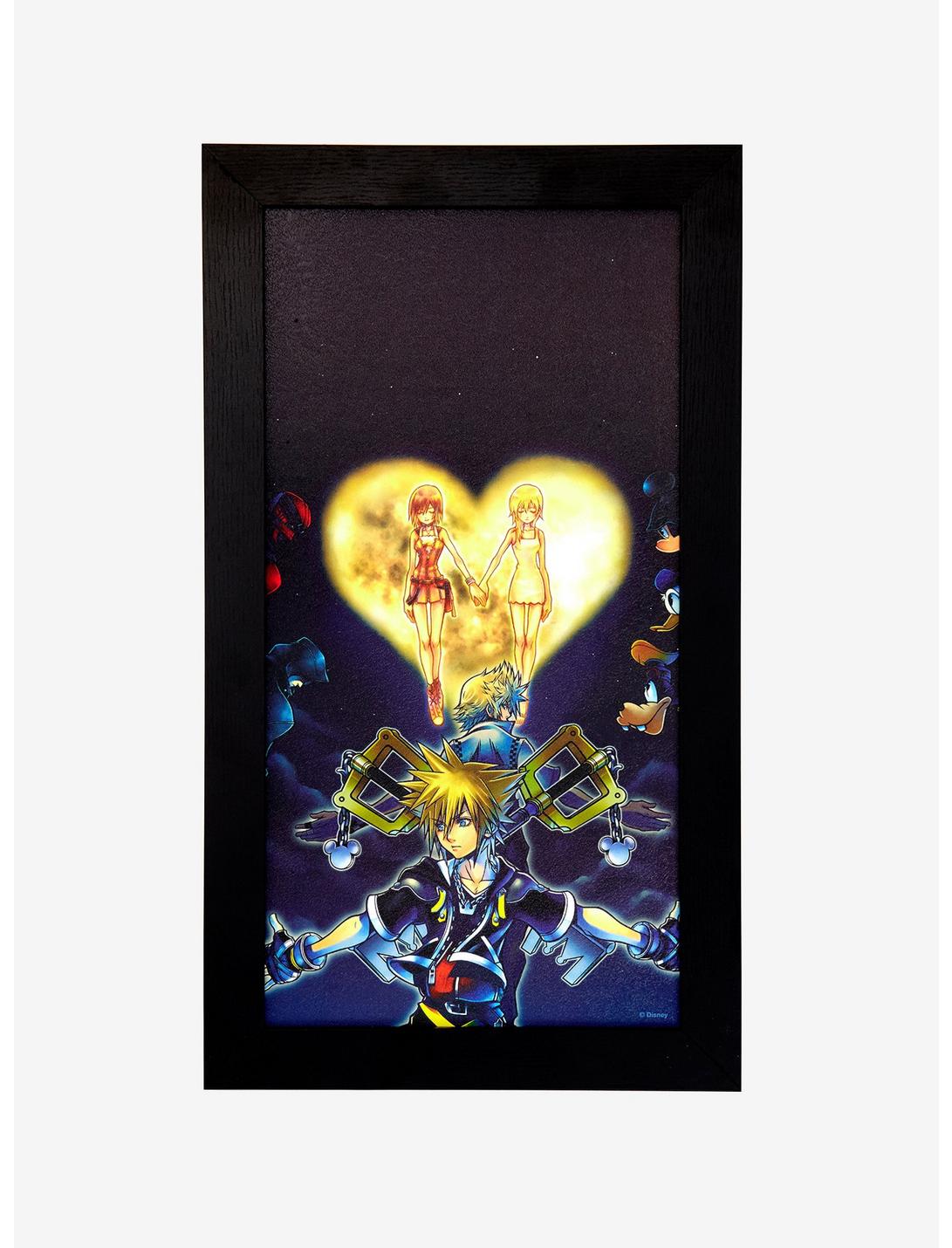 Disney Kingdom Hearts Sora Dual Keyblade Wood Wall Art, , hi-res