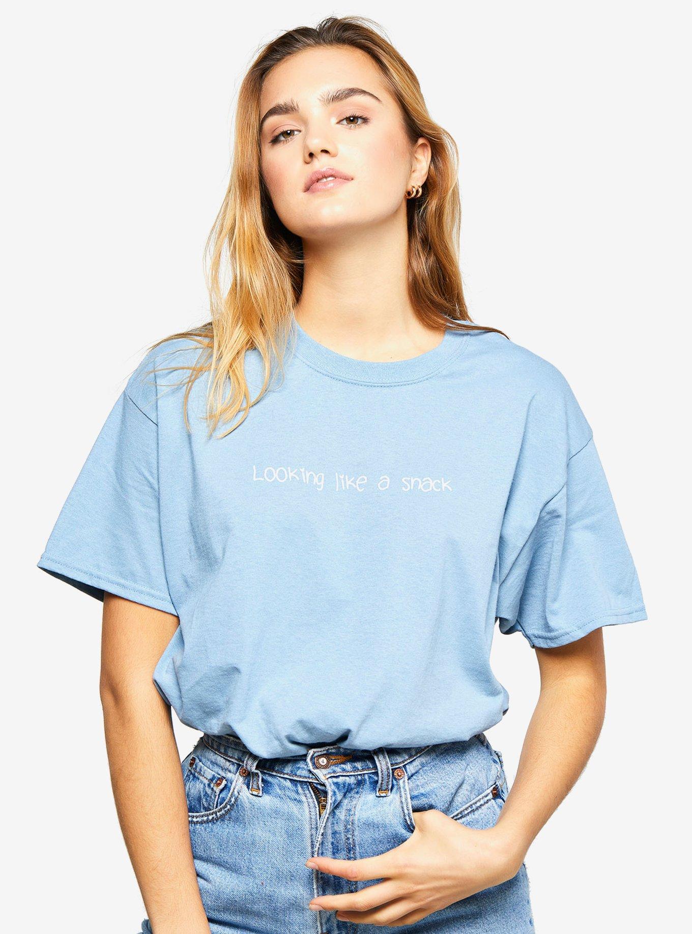 Daisy Street Looking Like a Snack Girls T-Shirt, BLUE, hi-res
