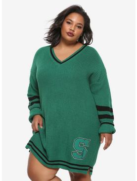 Harry Potter Slytherin Sweater Dress Plus Size, , hi-res