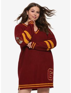 Harry Potter Gryffindor Sweater Dress Plus Size, , hi-res