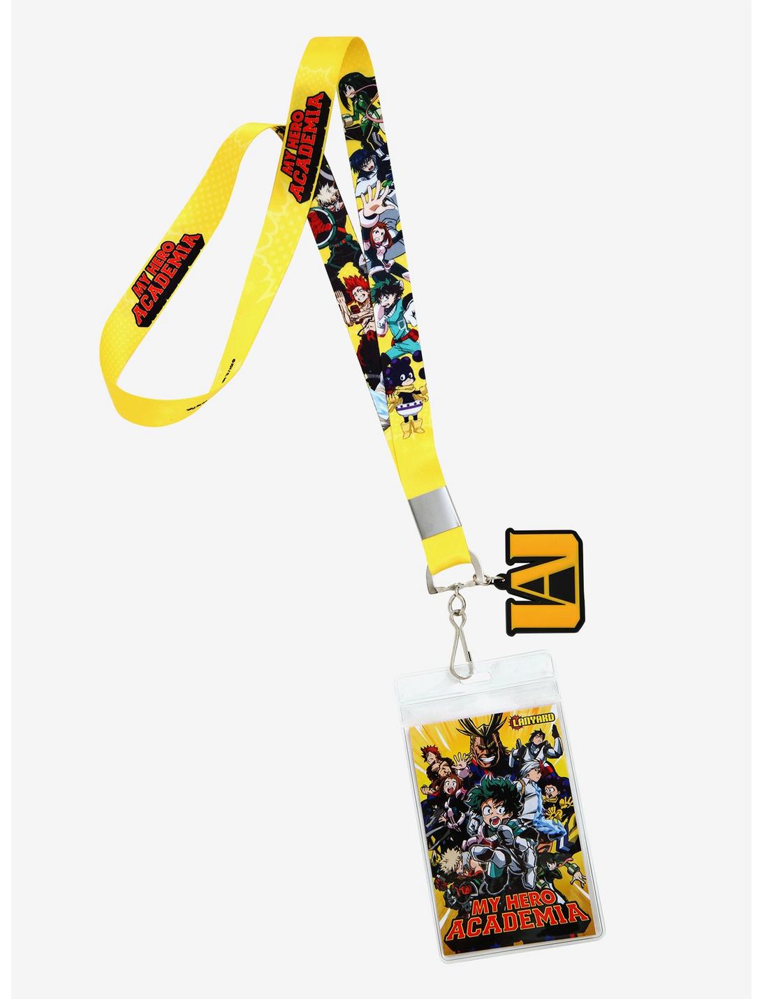 My Hero Academia U.A. High Superpowers Lanyard - BoxLunch Exclusive, , hi-res
