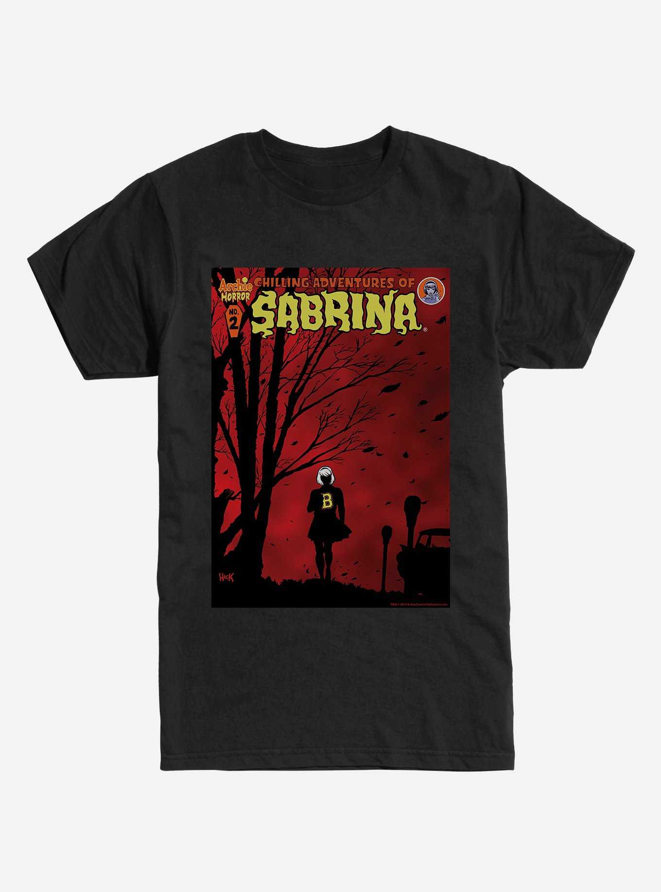 Chilling Adventures of Sabrina Windy Poster T-Shirt, , hi-res