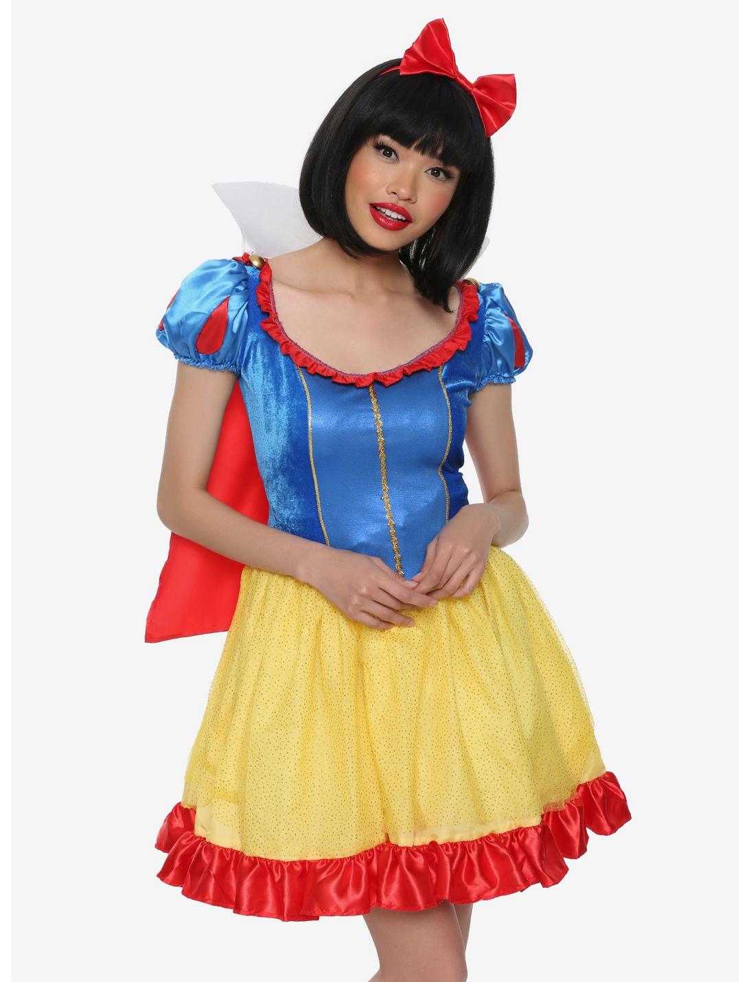 Disney Snow White And The Seven Dwarfs Snow White Deluxe Costume, MULTI, hi-res