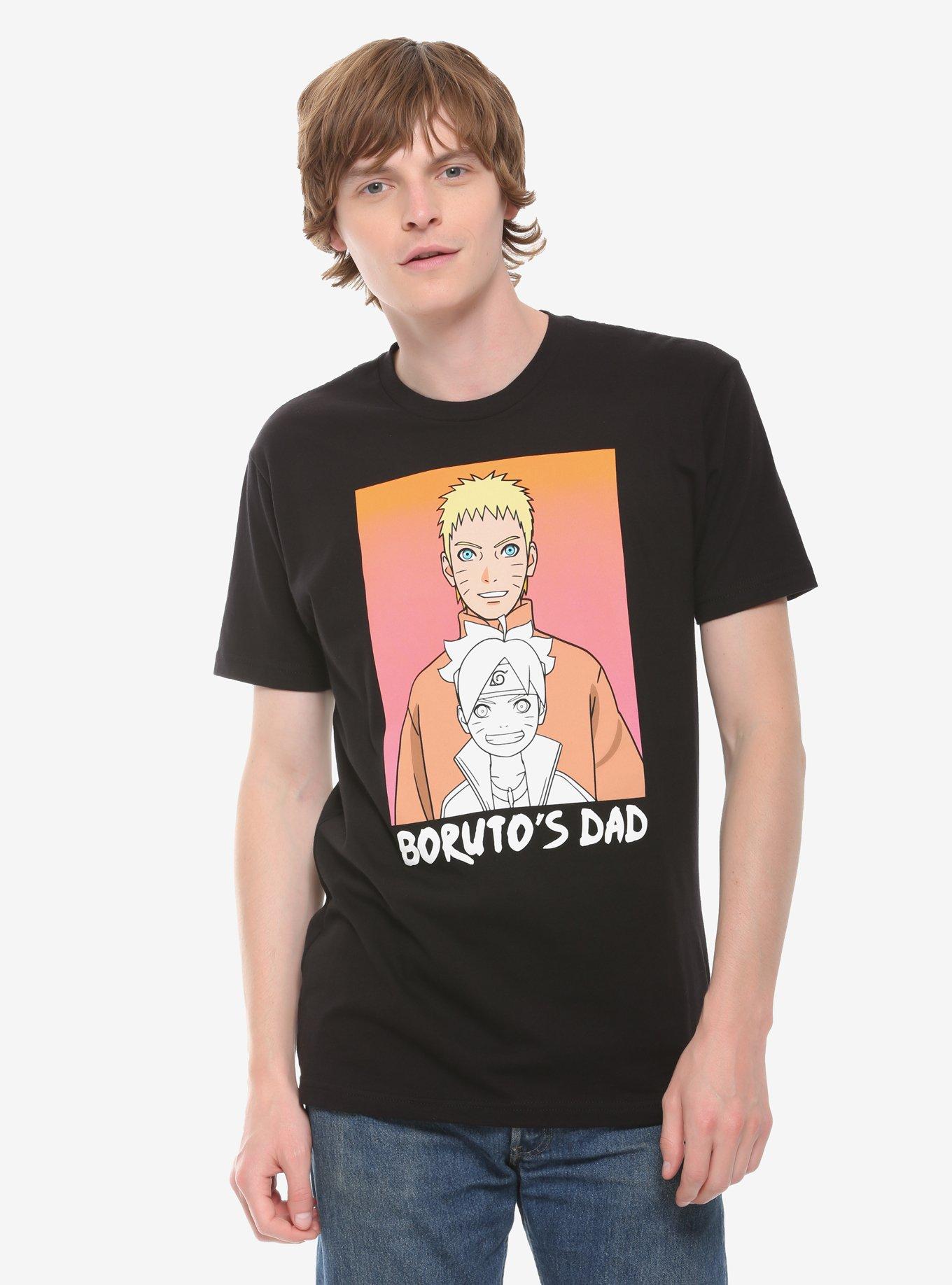Naruto Boruto's Dad T-Shirt, BLACK, hi-res
