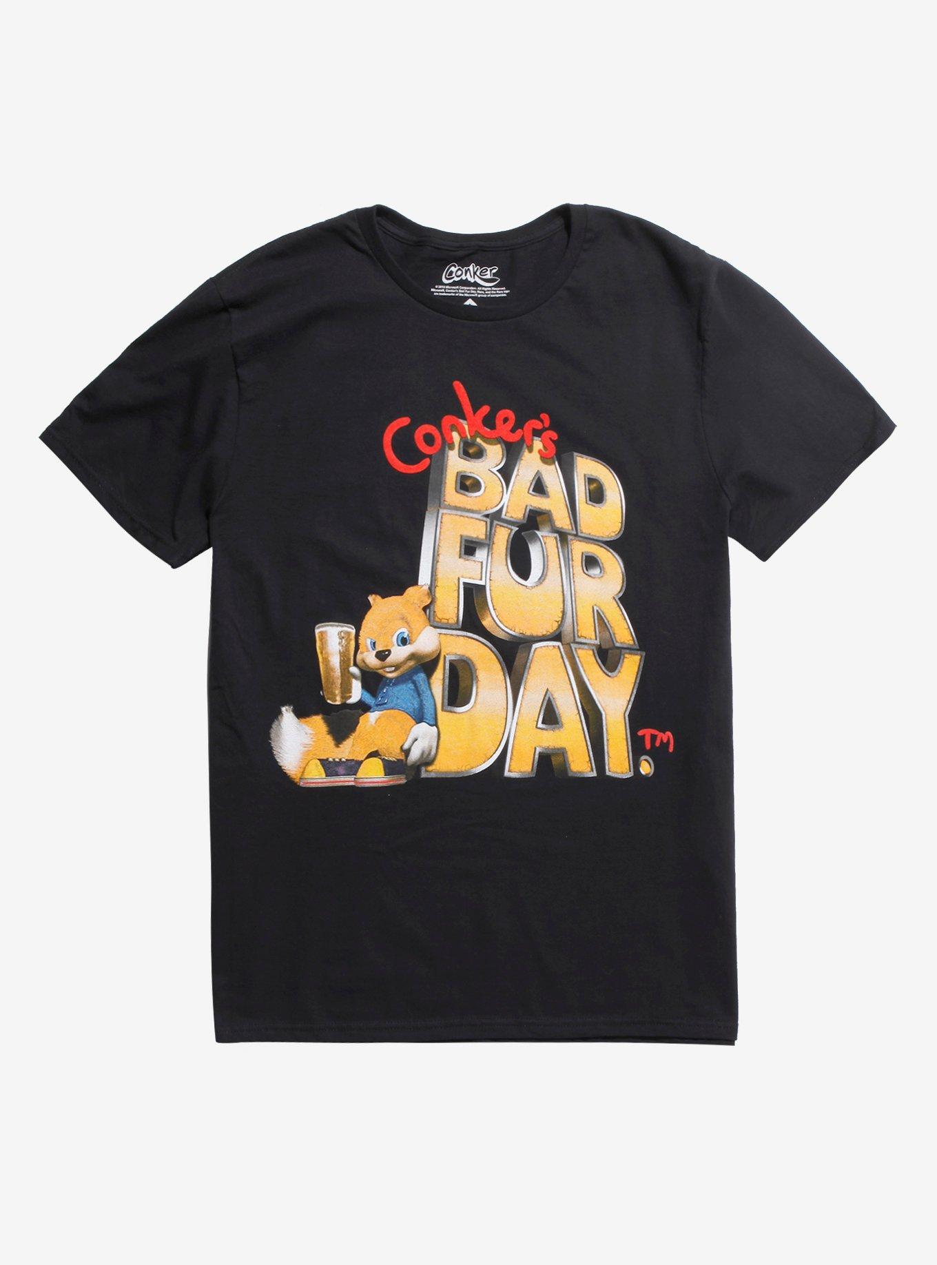 Conker's Bad Fur Day Logo T-Shirt