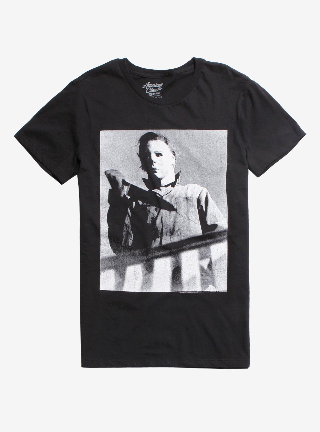Halloween Michael Myers Screencap T-Shirt, GREY, hi-res
