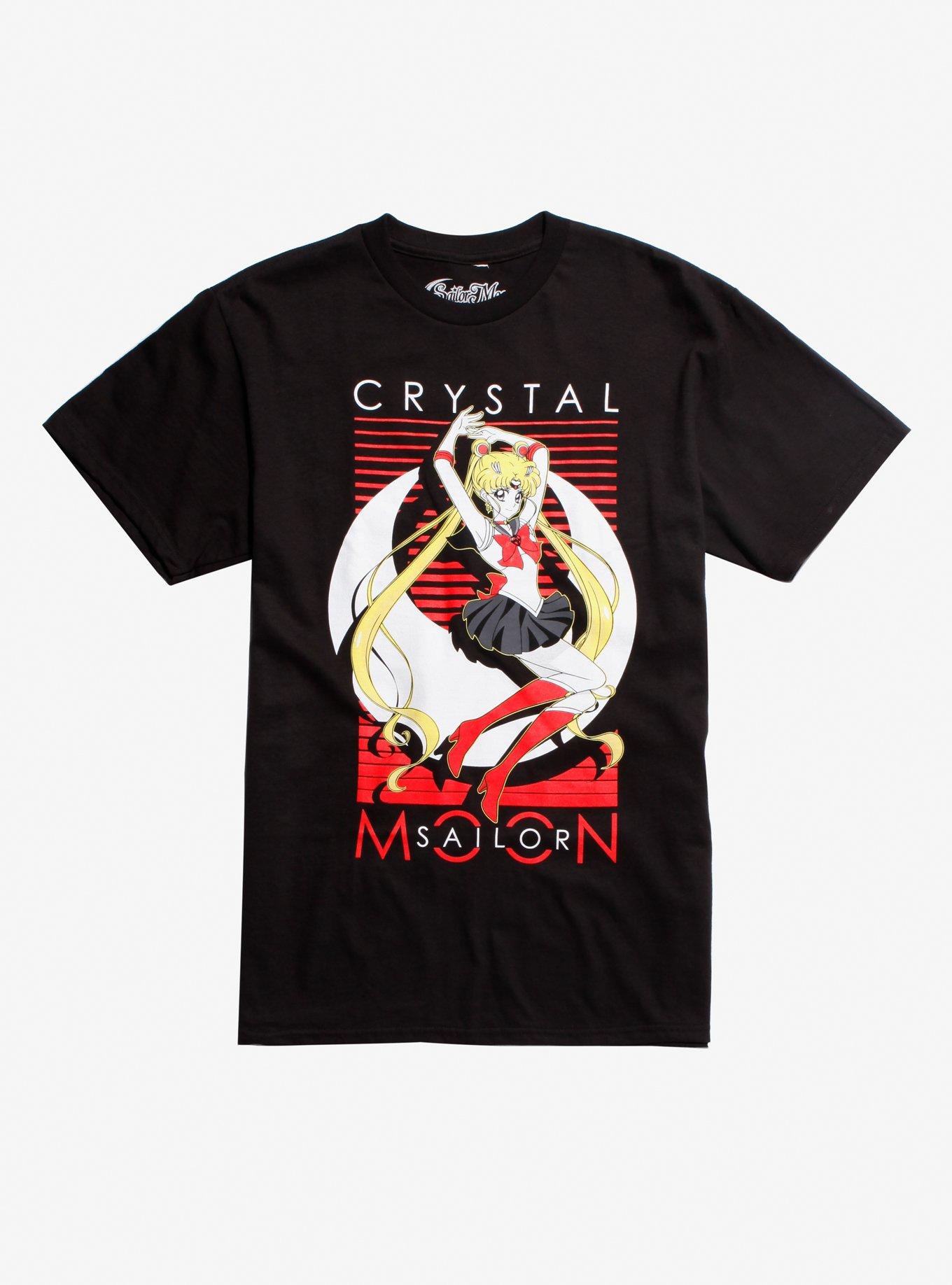 Sailor Moon Crystal Usagi Red Stripe T-Shirt, MULTI, hi-res