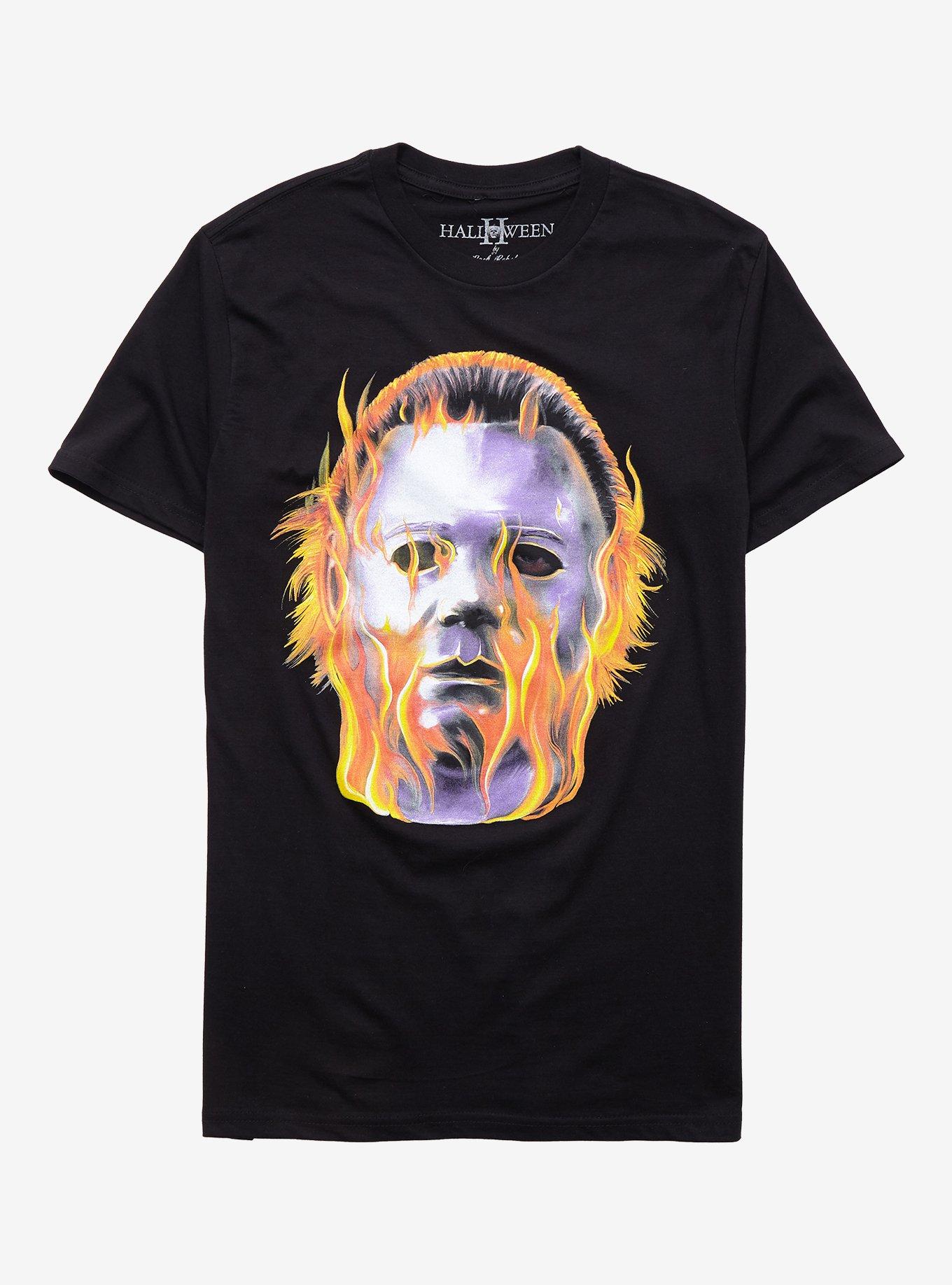 Rock Rebel Halloween II Michael Myers Flames T-Shirt, MULTI, hi-res