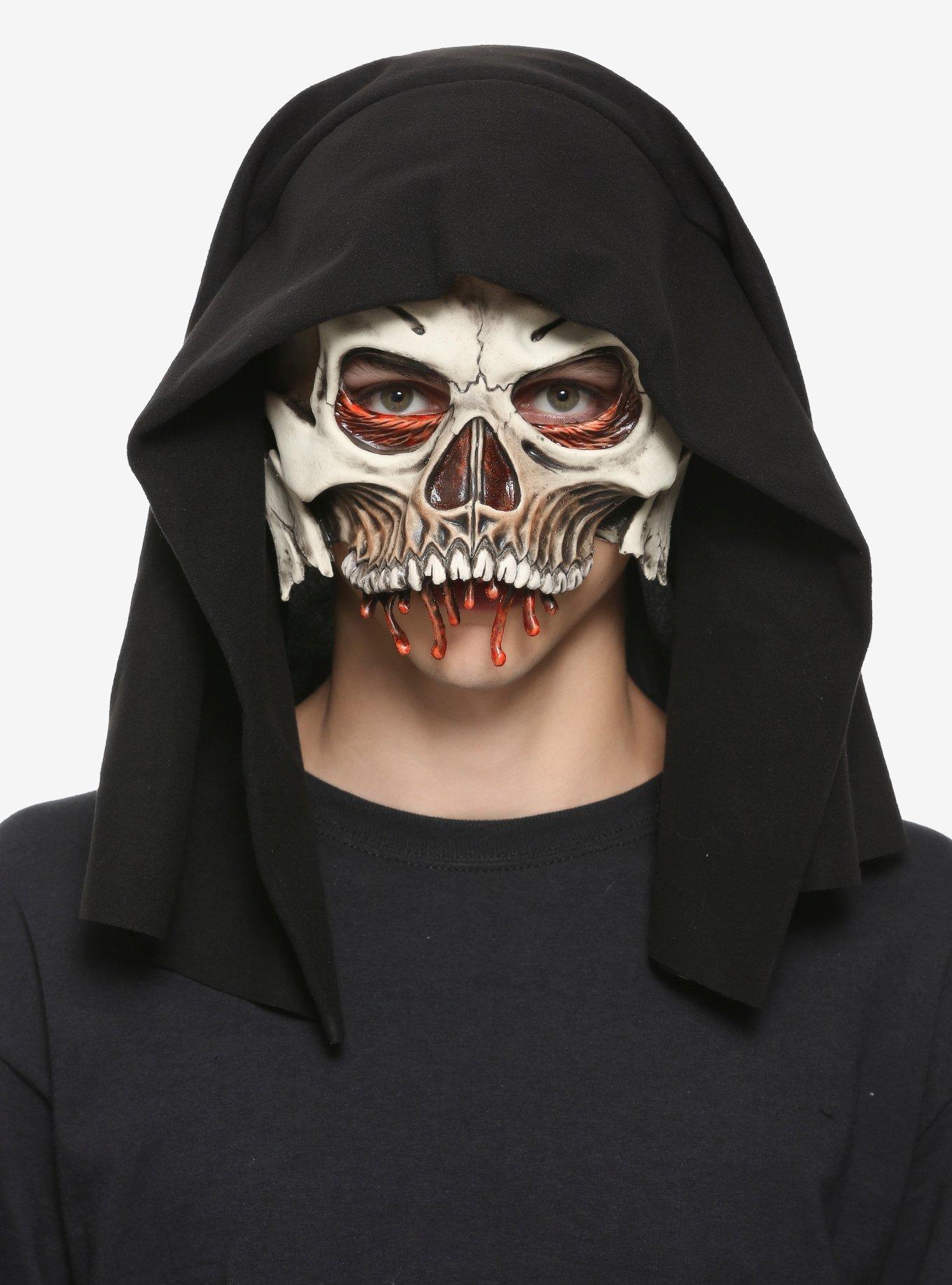 half skull mask