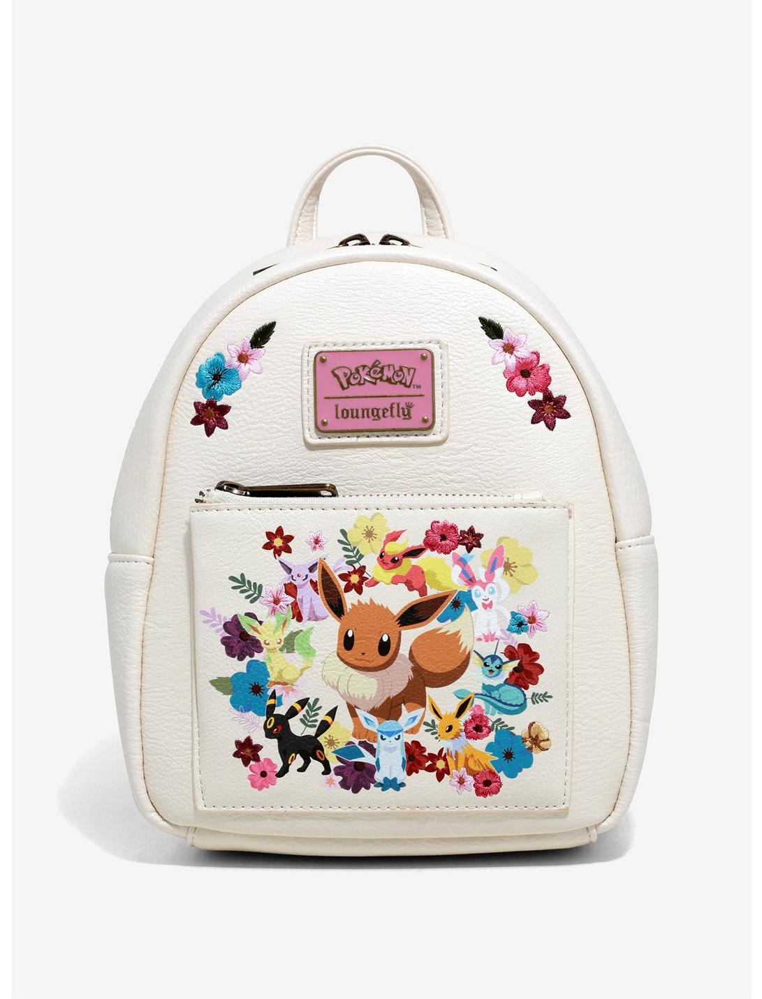 Loungefly Pokemon Eeveelutions Floral Mini Backpack, , hi-res
