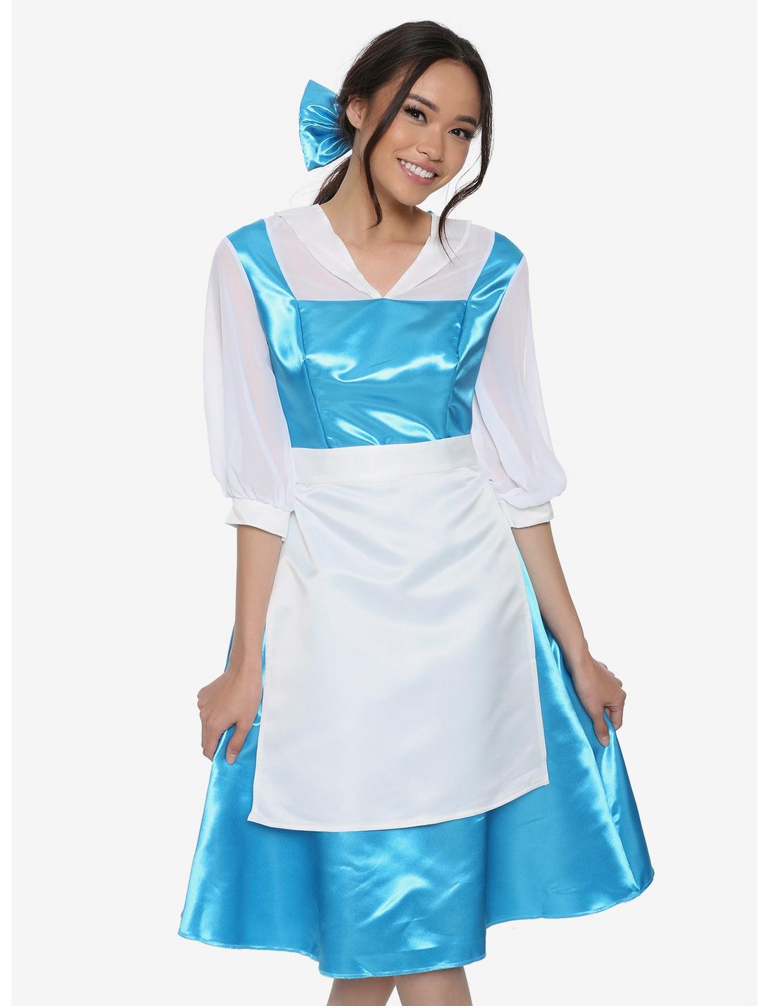Disney Princess Beauty And The Beast Peasant Belle Deluxe Costume, MULTI, hi-res