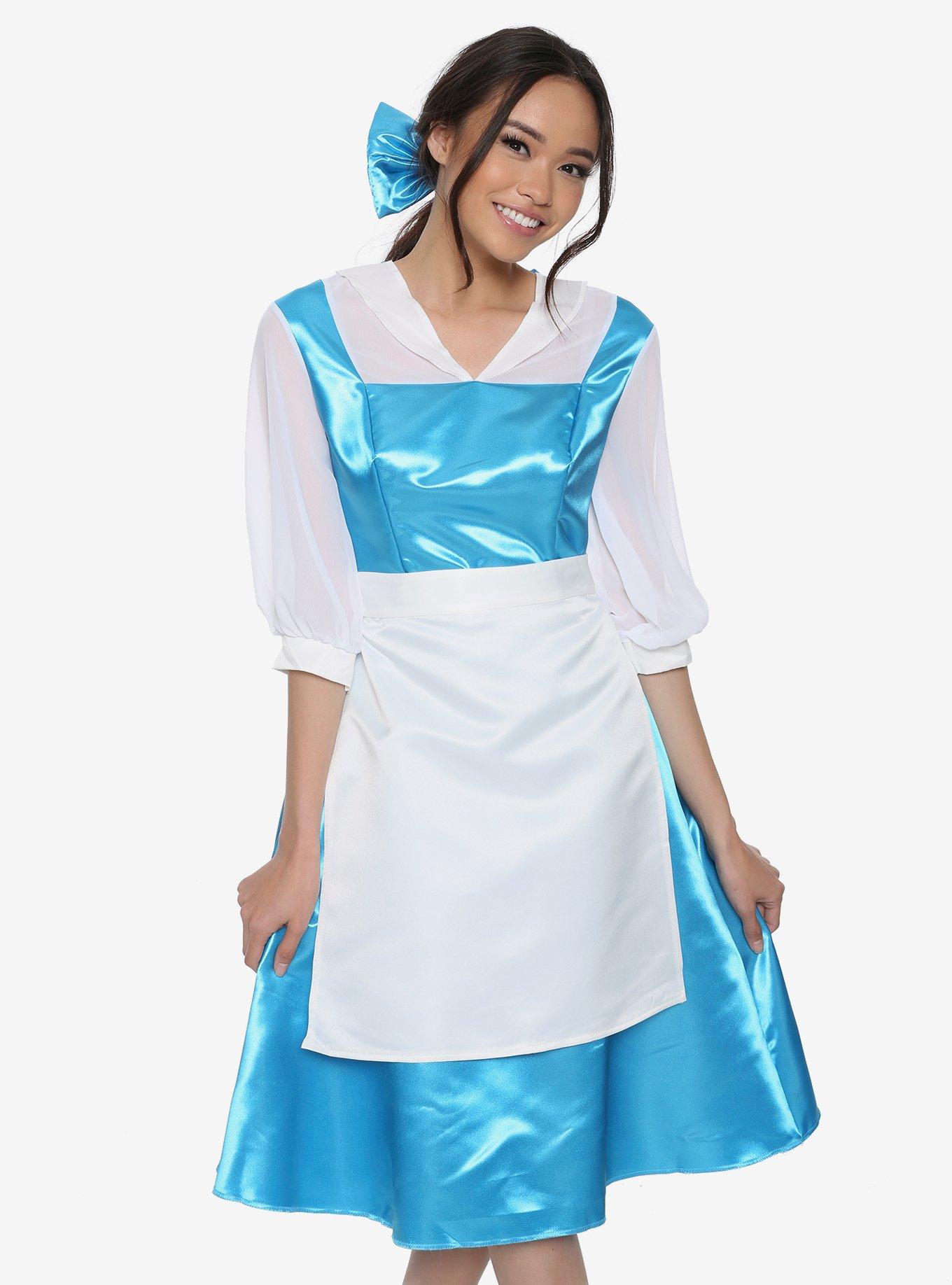 Disney Princess Beauty And The Beast Peasant Belle Deluxe Costume, MULTI, hi-res