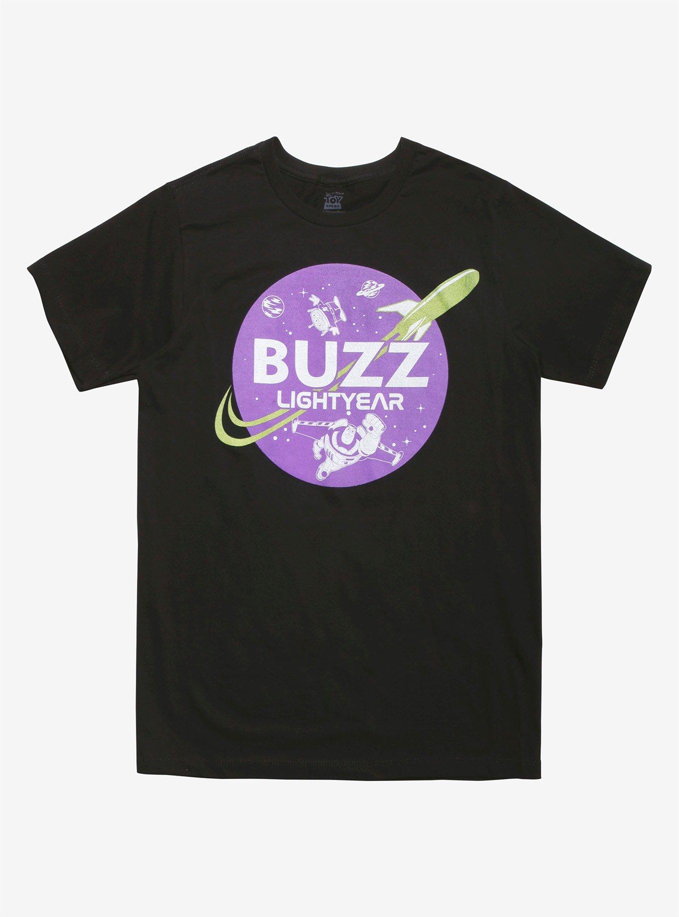 Disney Pixar Toy Story Buzz Lightyear Purple Logo T-Shirt, PURPLE, hi-res view 1