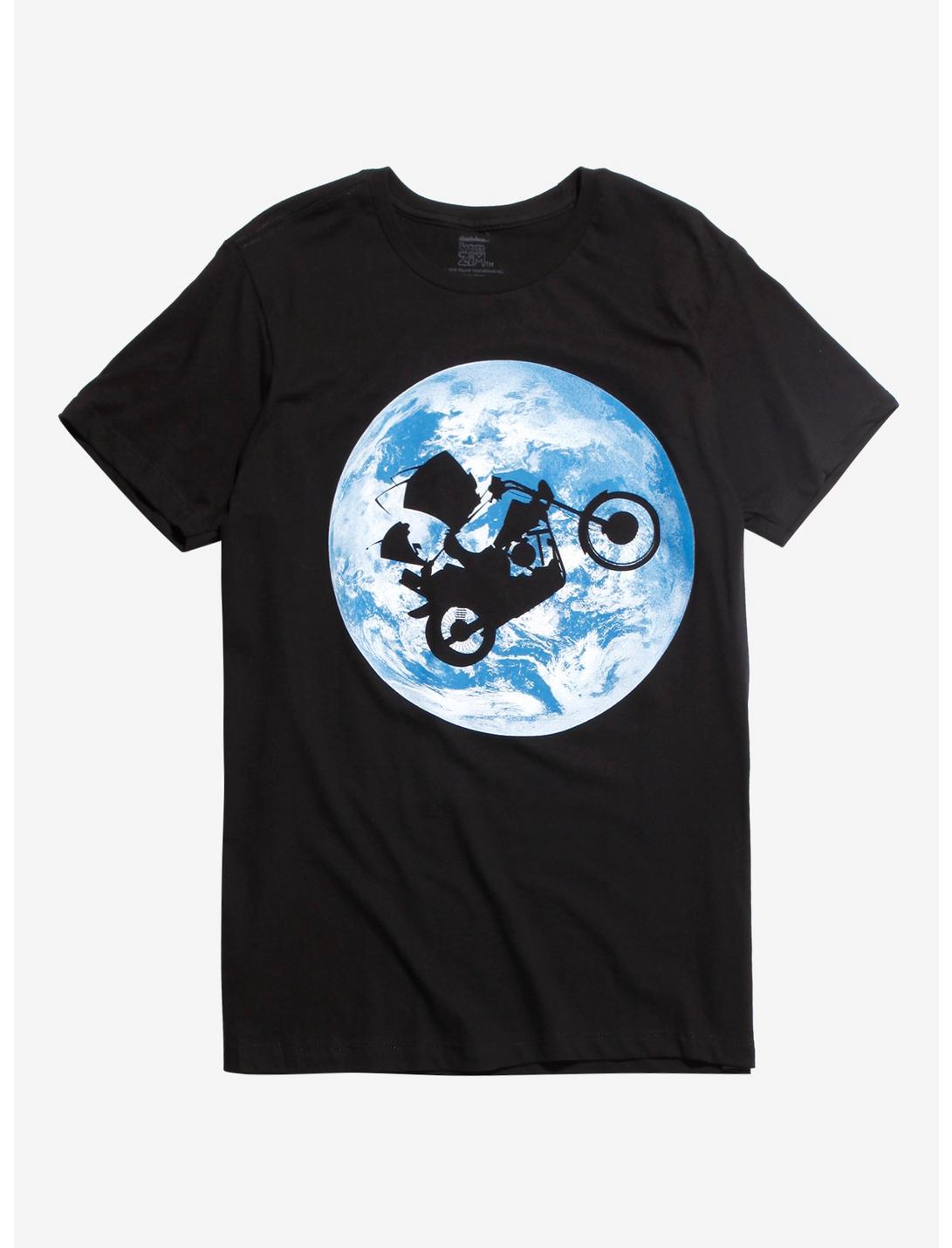 Invader Zim Bike Silhouette T-Shirt, BLUE, hi-res