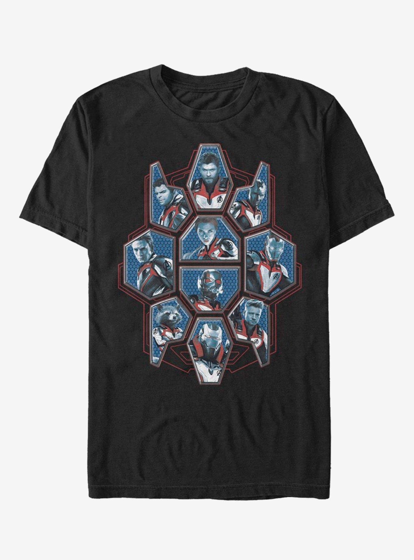 Marvel Avengers Endgame Character Group T-Shirt, BLACK, hi-res