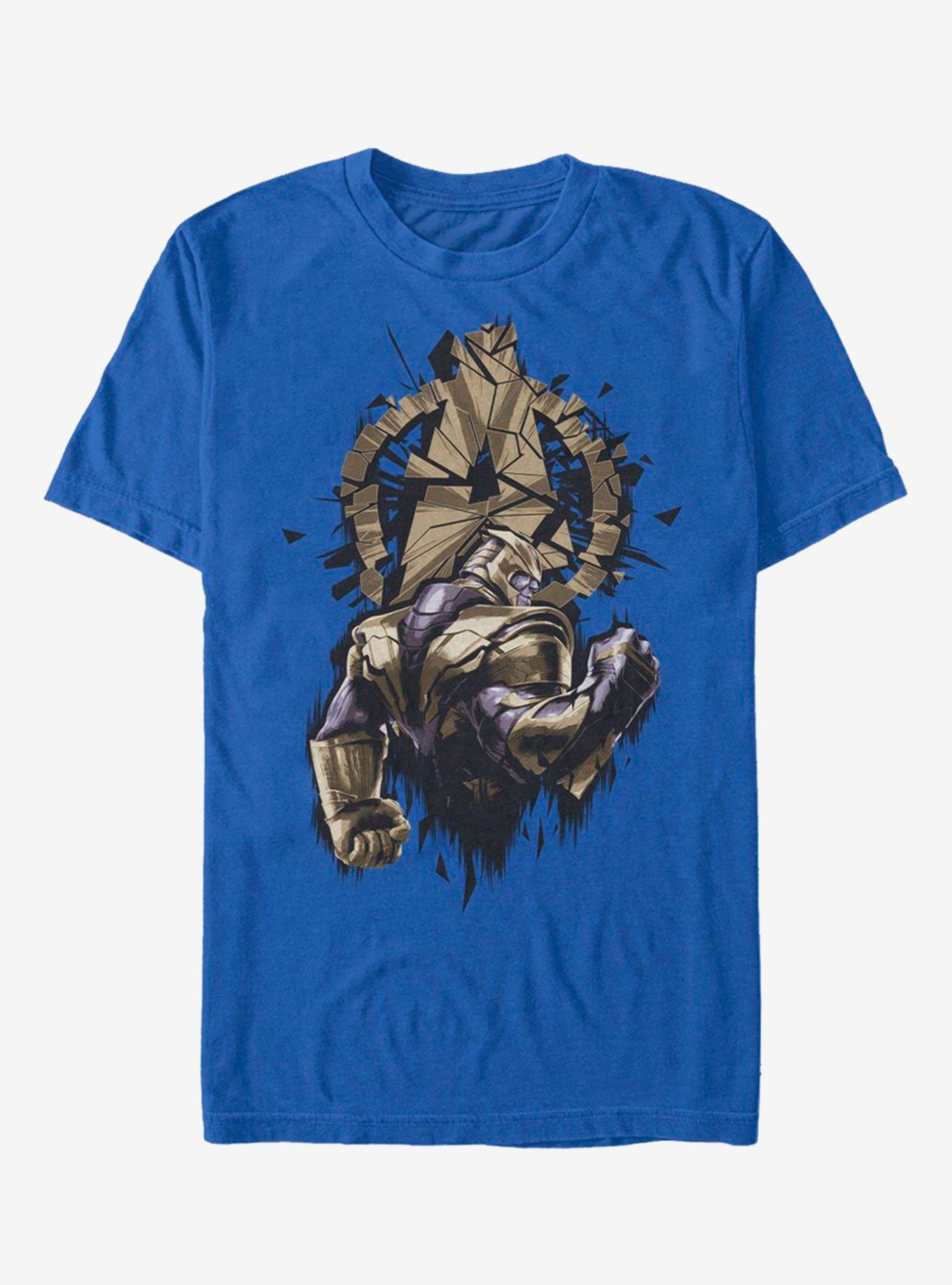 Marvel Avengers Endgame Over  Shoulder T-Shirt, ROYAL, hi-res