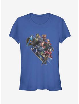 Marvel Avengers: Endgame Angled Shot Girls Royal Blue T-Shirt, , hi-res