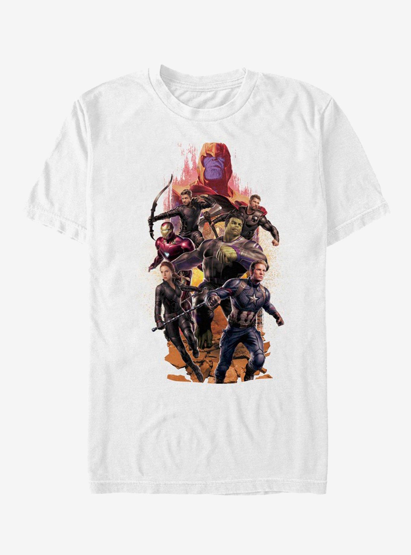 Marvel Avengers: Endgame Final Battle T-Shirt, WHITE, hi-res