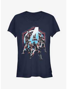 Marvel Avengers: Endgame Space Force Girls Navy Blue T-Shirt, , hi-res