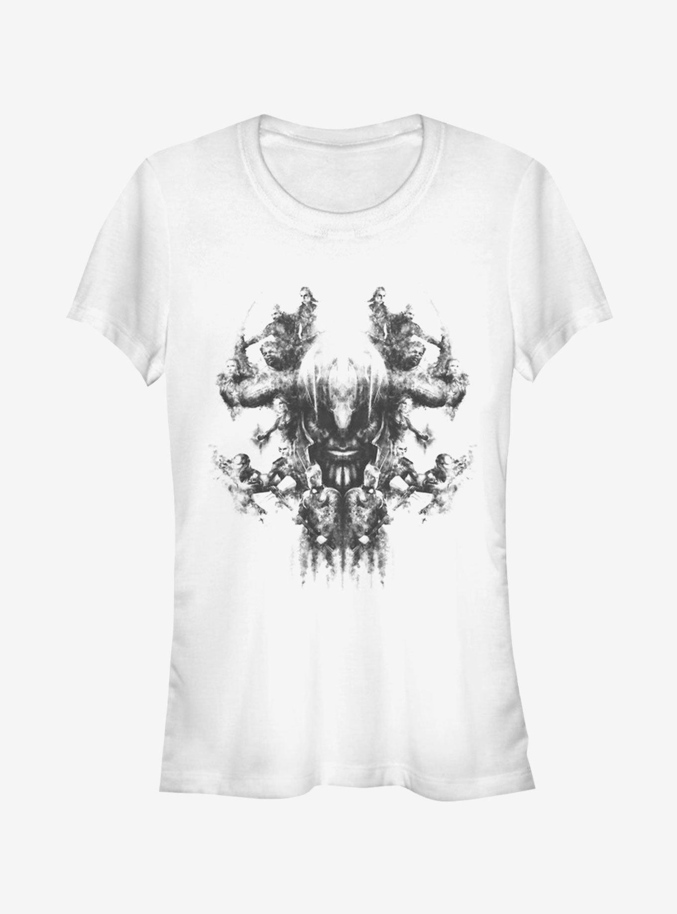 Marvel Avengers: Endgame Smoke Skull Girls T-Shirt, WHITE, hi-res