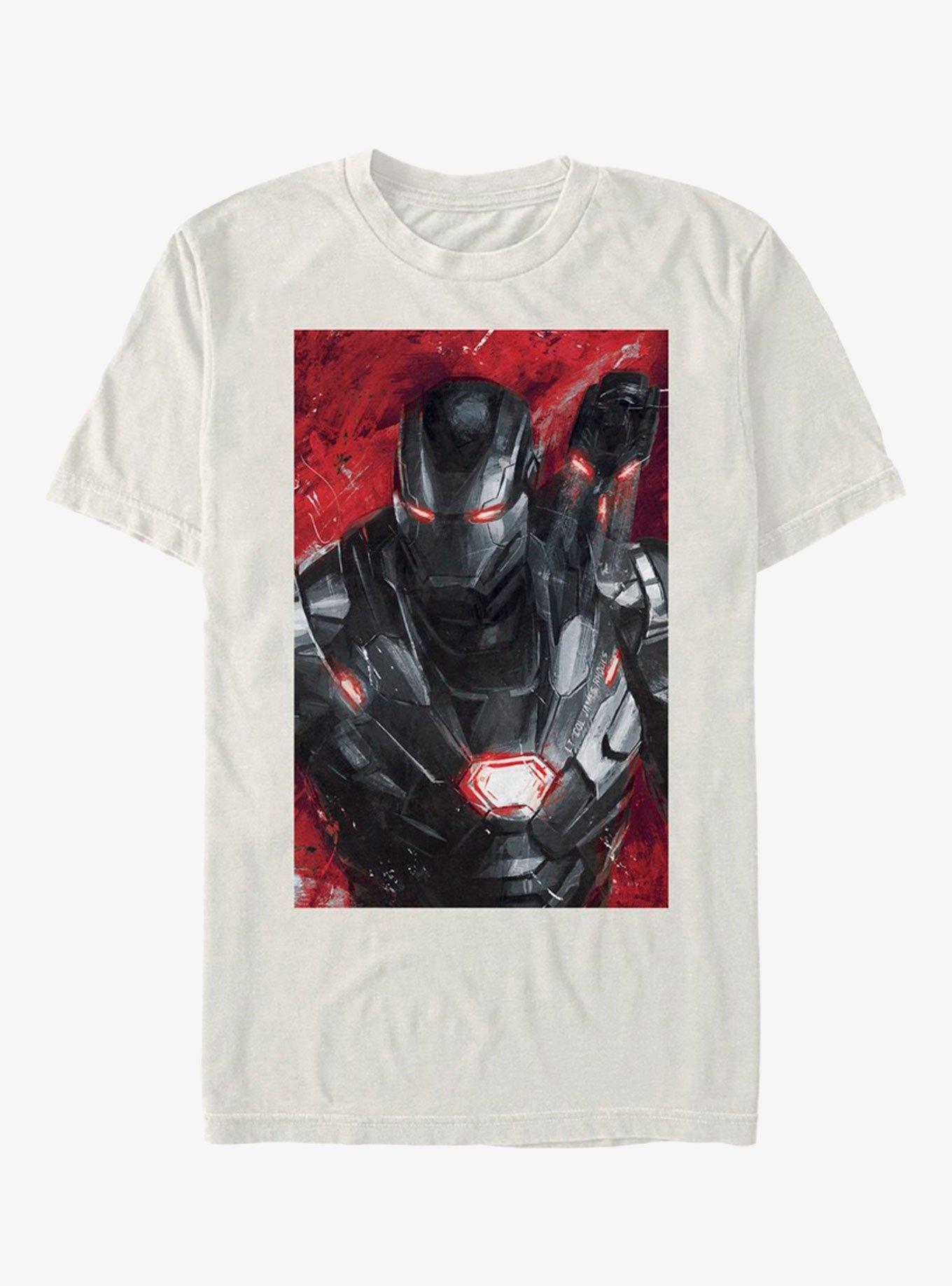 Marvel Avengers: Endgame War Machine Painted Natural T-Shirt, , hi-res