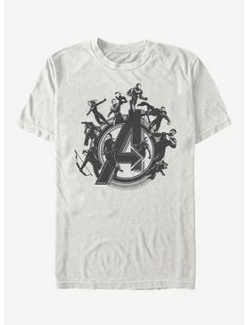 Marvel Avengers: Endgame Flying Heroes Natural T-Shirt, , hi-res