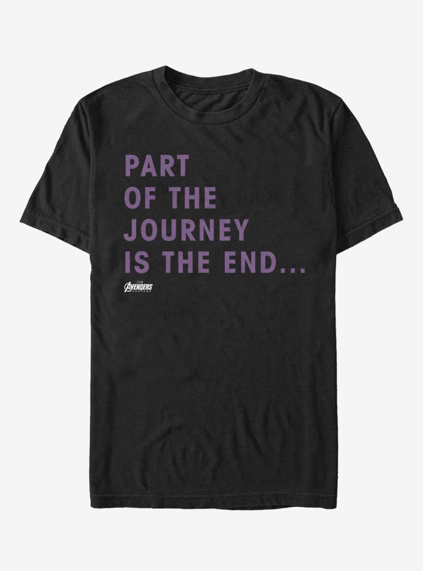 Marvel Avengers: Endgame Journey Ending T-Shirt, BLACK, hi-res