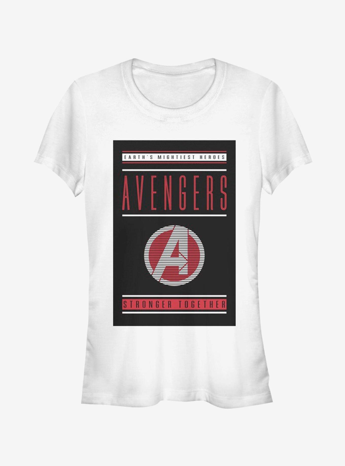 Marvel Avengers: Endgame Stronger Together Girls T-Shirt, WHITE, hi-res