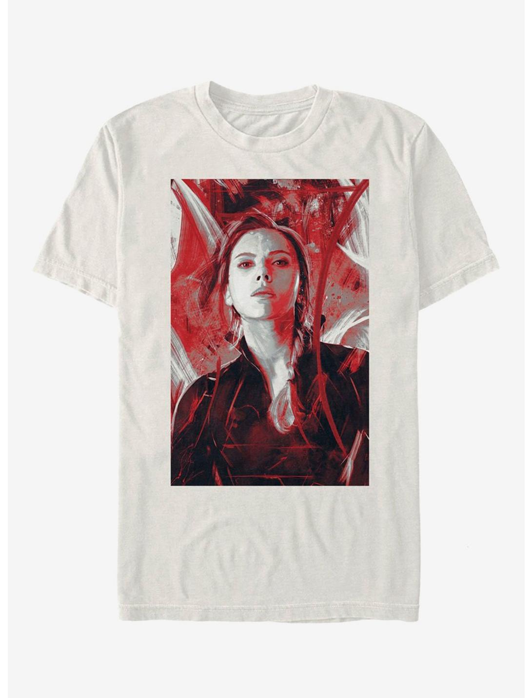 Marvel Avengers: Endgame Black Widow Red Painted Natural T-Shirt, , hi-res