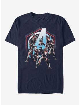 Marvel Avengers: Endgame Space Force Navy Blue T-Shirt, , hi-res
