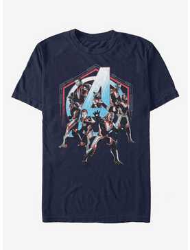 Marvel Avengers: Endgame Space Force Navy Blue T-Shirt, , hi-res