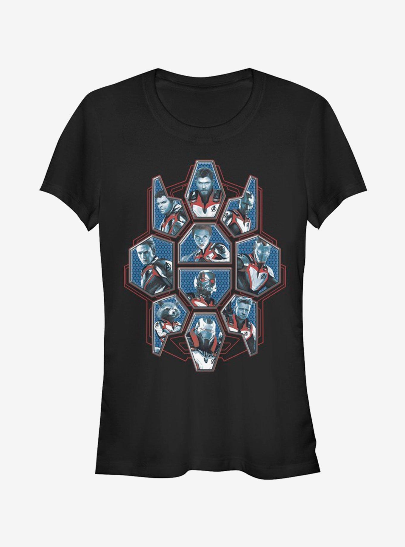 Marvel Avengers: Endgame Character Group Girls T-Shirt, BLACK, hi-res