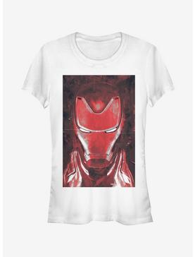 Marvel Avengers: Endgame Red Iron Man Girls White T-Shirt, WHITE, hi-res