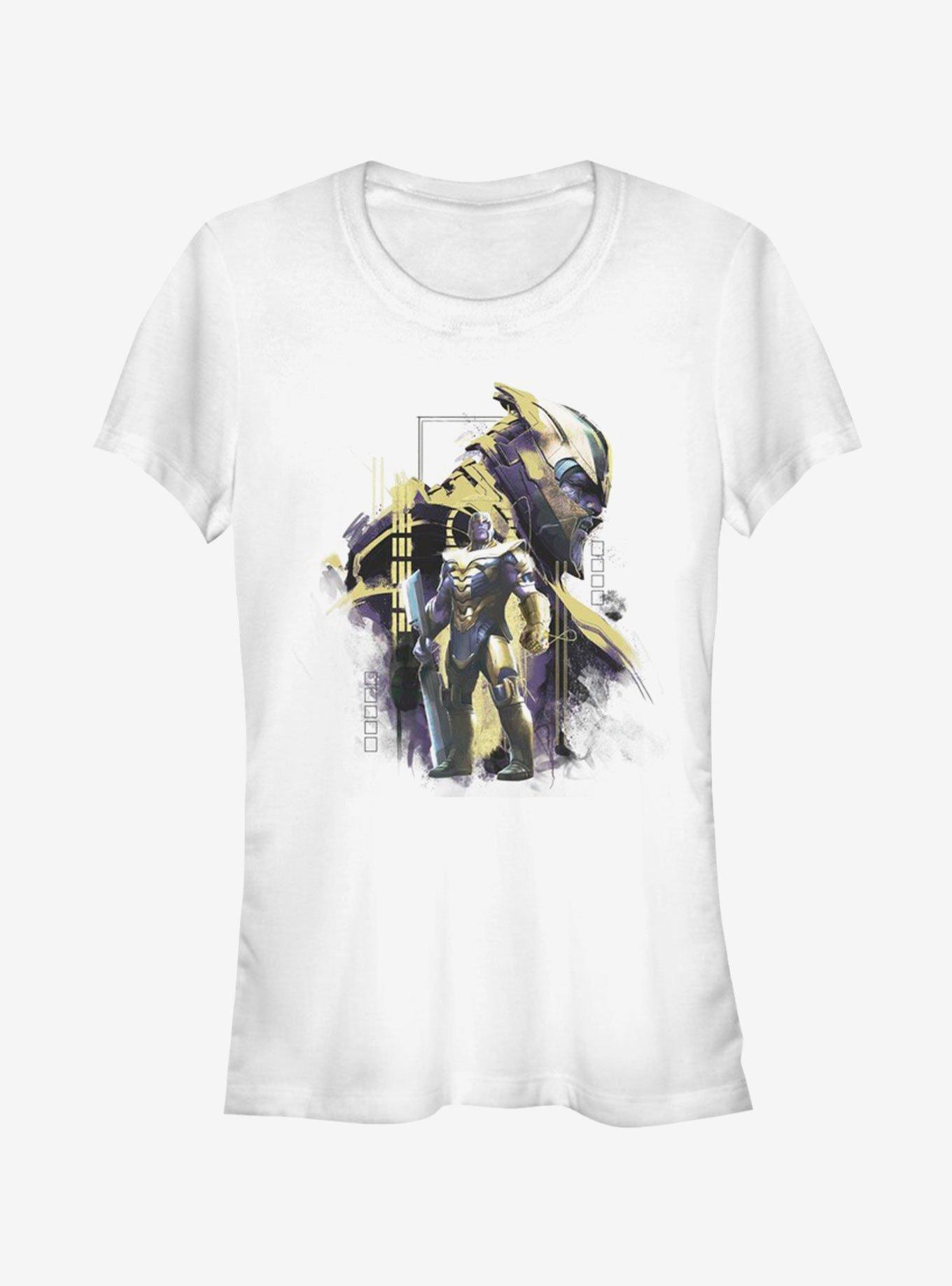 Marvel Avengers: Endgame Titan Frame Girls White T-Shirt, WHITE, hi-res