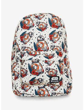 Plus Size Loungefly Star Wars BB-8 Tattoo Backpack, , hi-res