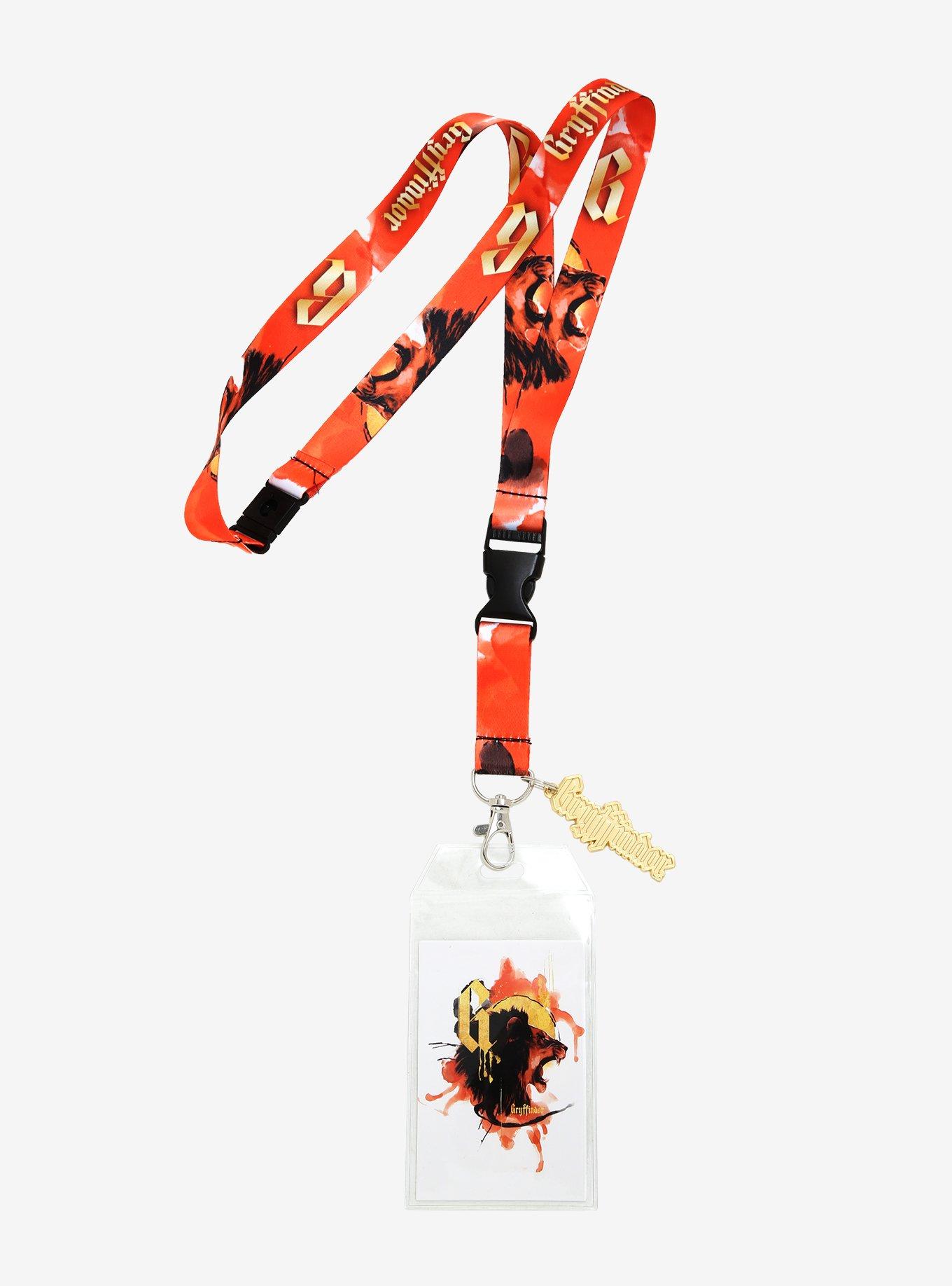 Harry Potter Gryffindor Watercolor Lanyard, , hi-res