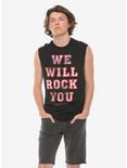 Queen We Will Rock You Muscle T-Shirt, BLACK, hi-res