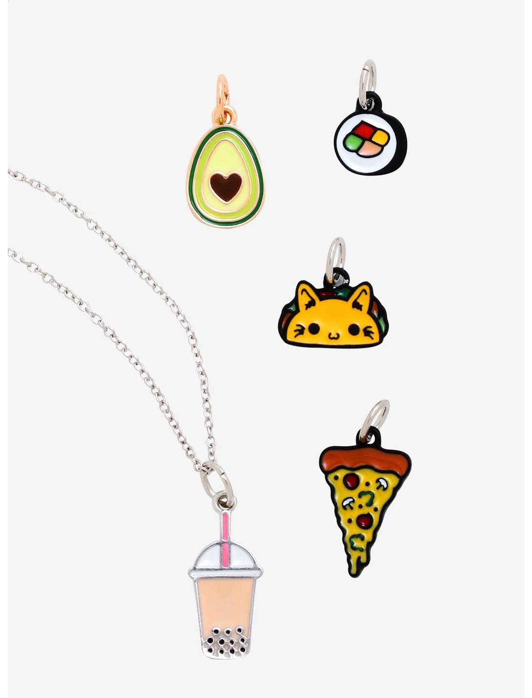 Mixed Foods Interchangeable Charm Necklace - BoxLunch Exclusive, , hi-res