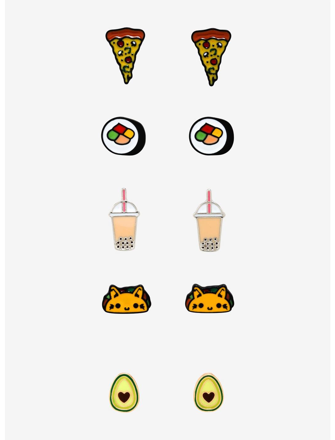 Mixed Foods Earring Set - BoxLunch Exclusive, , hi-res