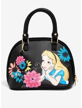 Loungefly Disney Alice In Wonderland Flowers Mini Dome Bag, , hi-res