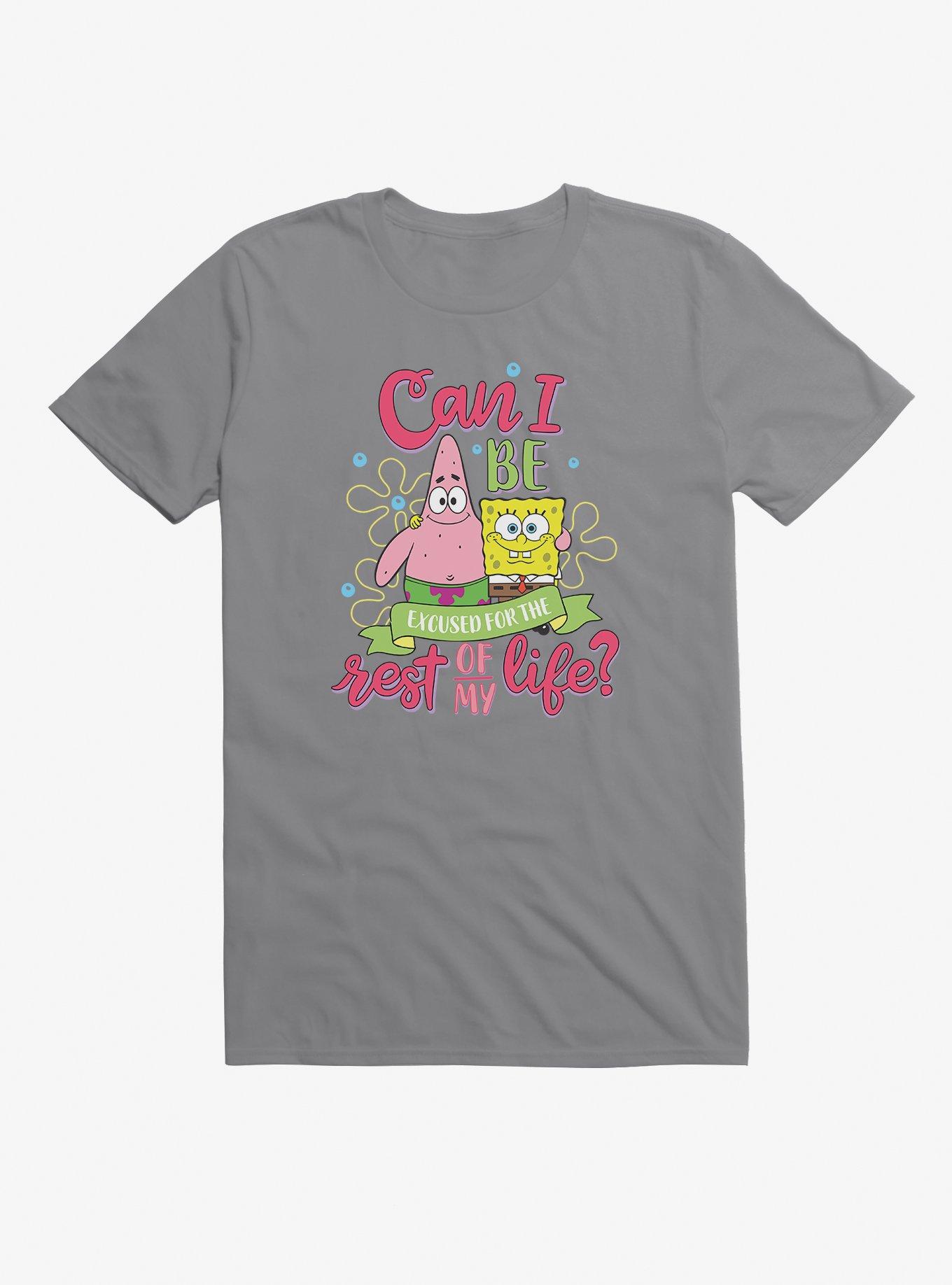 Spongebob Can I Be Excused T-Shirt | BoxLunch