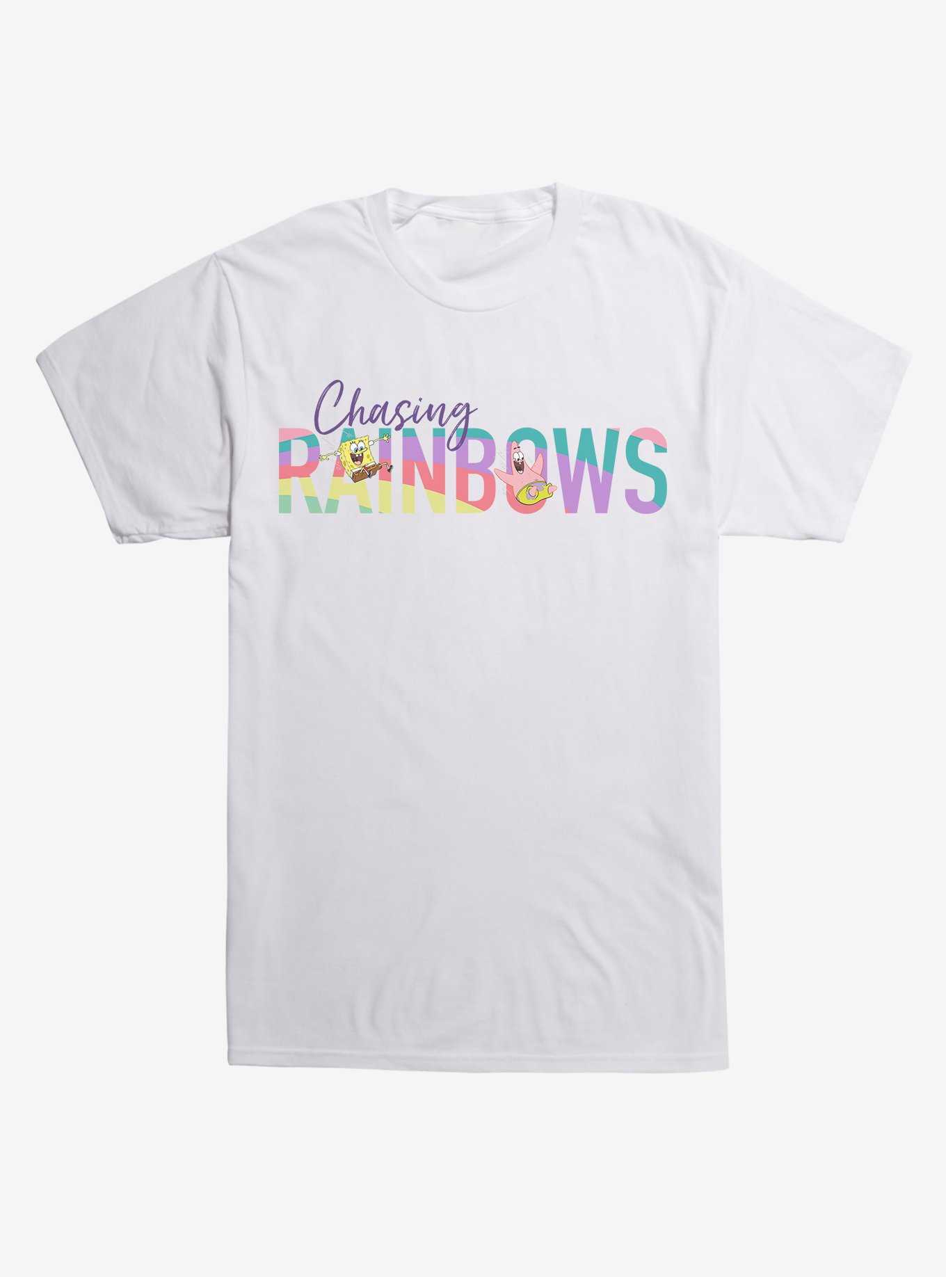 SpongeBob SquarePants Chasing Rainbows T-Shirt, , hi-res